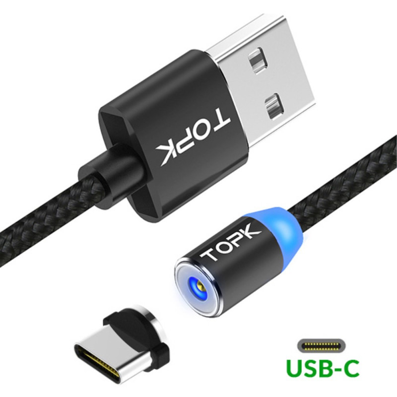 Magnetisk USB till USB-C minikabel