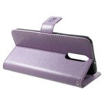 Fodral Huawei Mate 10 Lite Fjärilar och blommor med rem