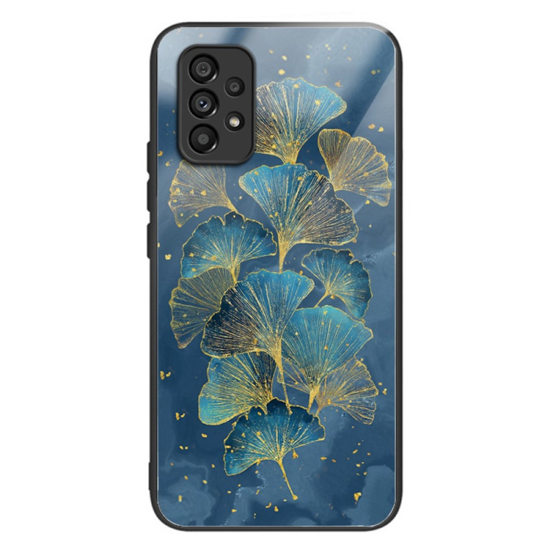 Samsung Galaxy A53 5G Fodral Härdat glas Ginkgo Leaves