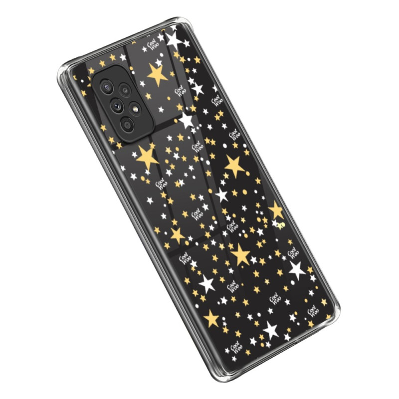 Samsung Galaxy A53 5G Klar Fodral Stjärnor / Hjärtan
