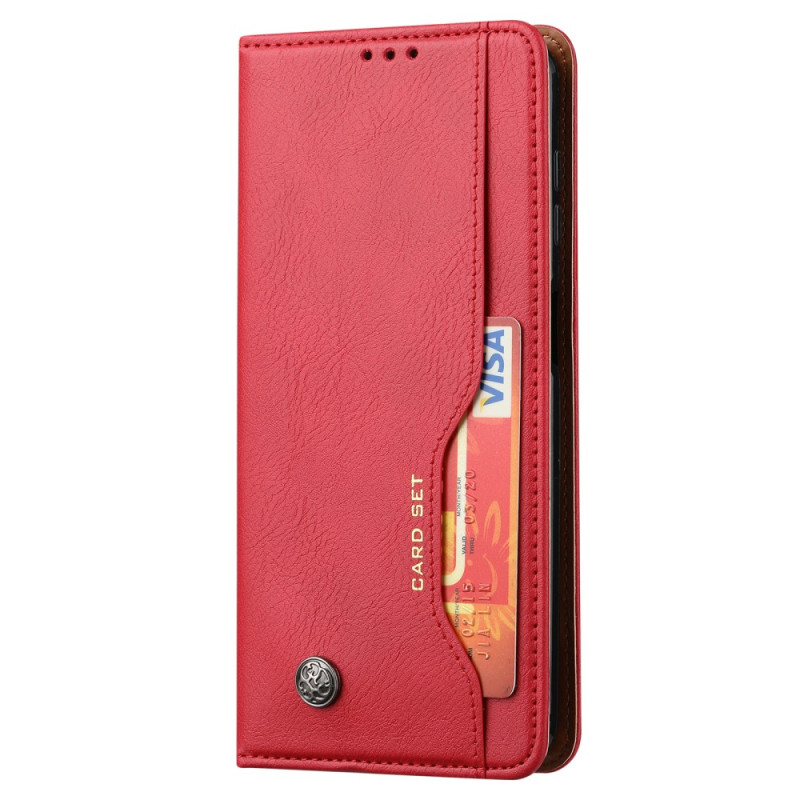 Flip Cover Samsung Galaxy A34 5G Kortfodral i konstläder