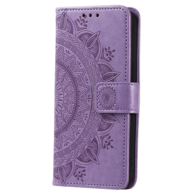 Housse Xiaomi Redmi Note 12 4G Mandala Soleil avec Lanière