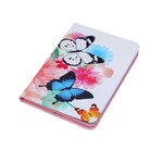 iPad Mini 3 / 2 / 1 fodral målade fjärilar och blommor