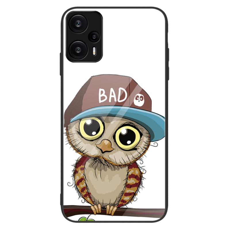 Fodral Poco F5 Härdat glas Bad Hibou