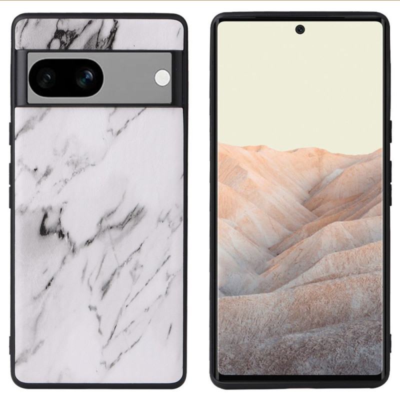 Google Pixel 7A Fodral Marmorvit