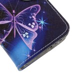 Samsung Galaxy A8 fodral 2018 Fjärilar