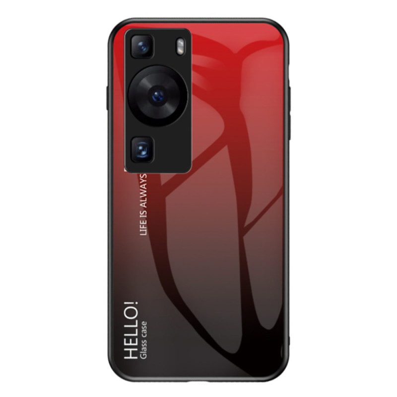 Huawei P60 Pro Skydd Hello Härdat glas