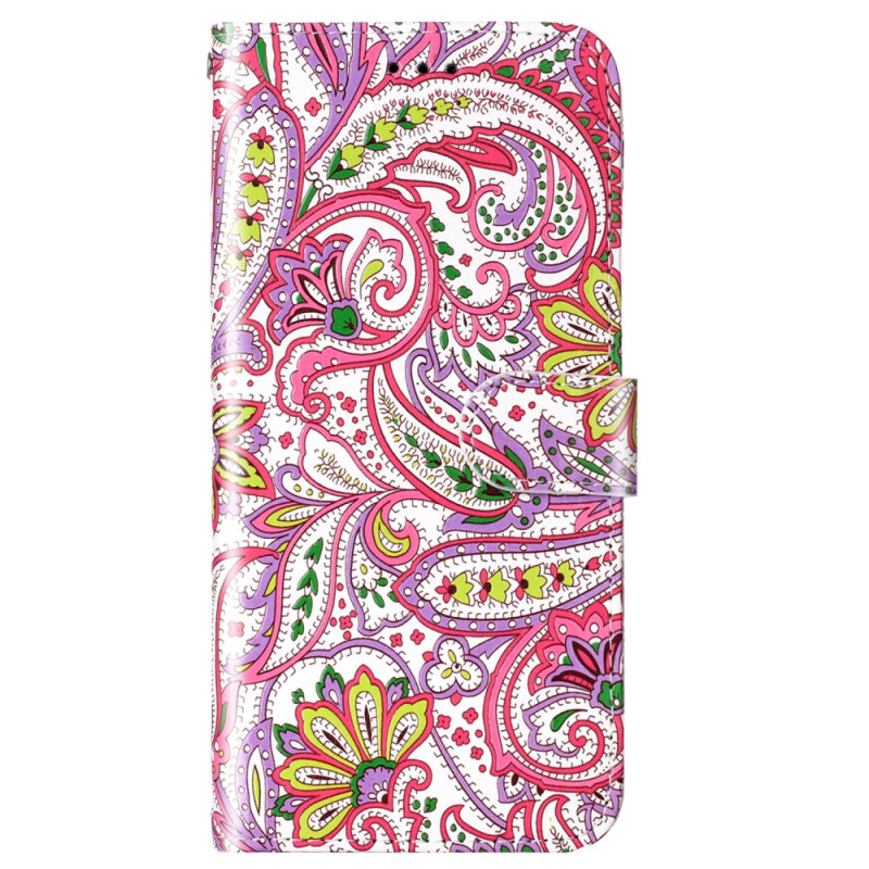 Housse Sony Xperia 10 V Motif Rose à Lanière