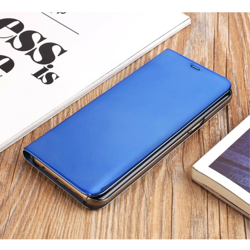 View cover Samsung Galaxy S8 Plus Spegel och lädereffekt