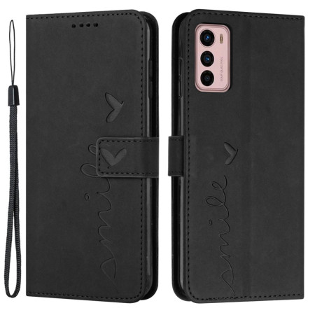 Moto G42 Smile fodral med rem