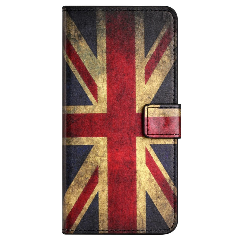 Xiaomi Redmi 12 Vintage fodral med brittisk flagga