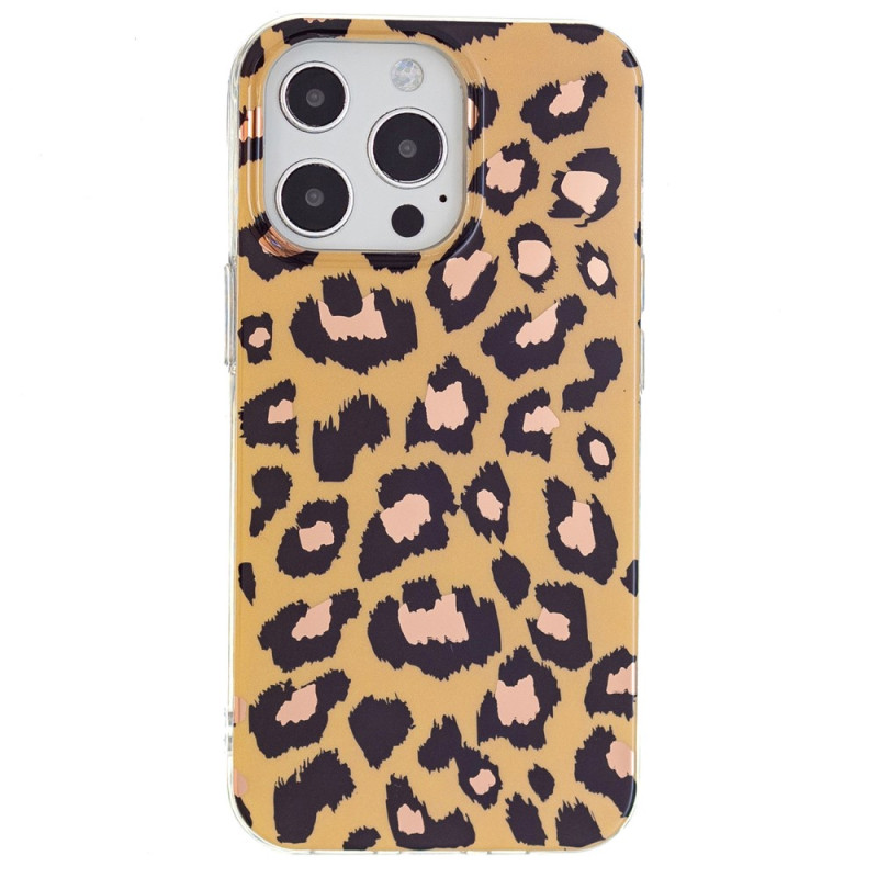 Fodral med leopardmönster för iPhone 15 Pro Max