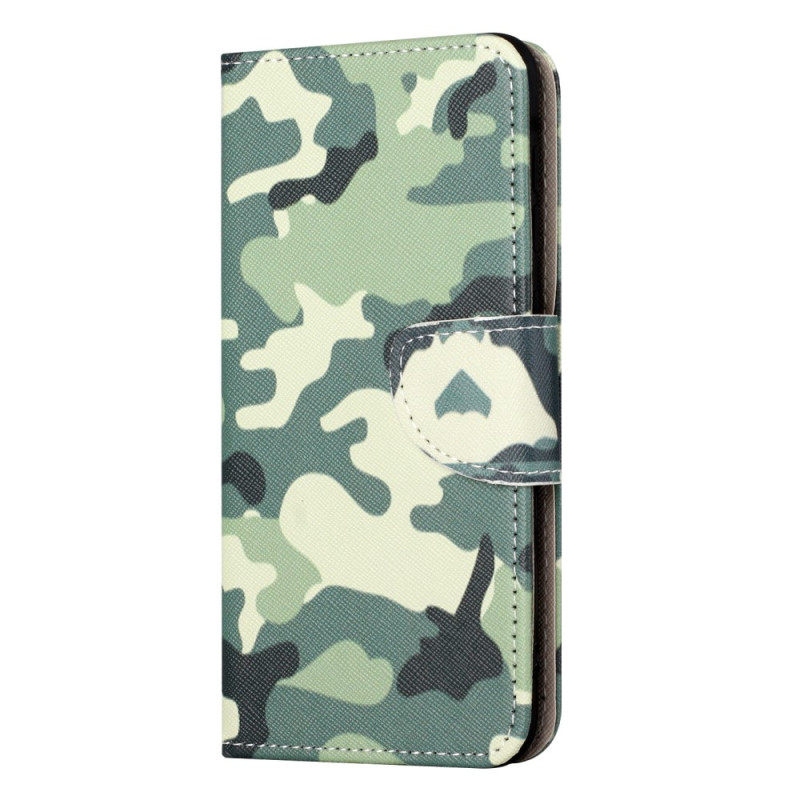 iPhone 15 Fodral med militär kamouflagemönster