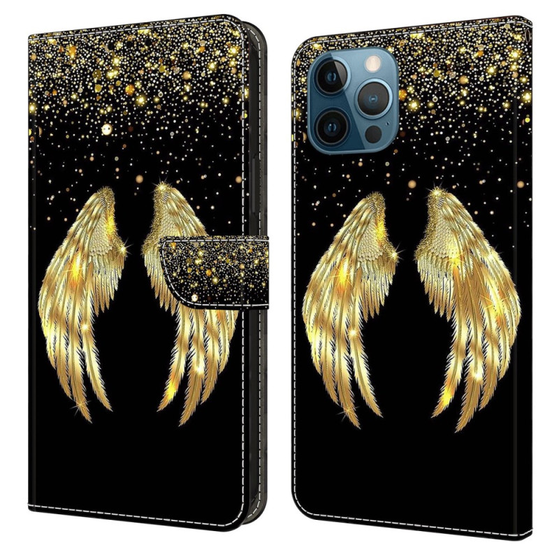 Fodral iPhone 15 Pro Max Guld
en Wings