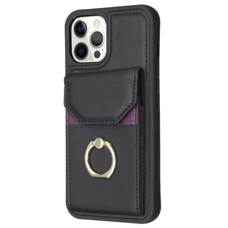 Fodral iPhone 15 Pro Max Klyftring och korthållare