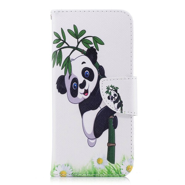 Samsung Galaxy S9 fodral Panda på bambu