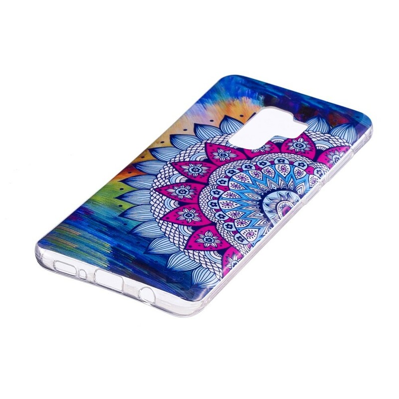 Samsung Galaxy S8 fodral Mandala färgat Fluorescent