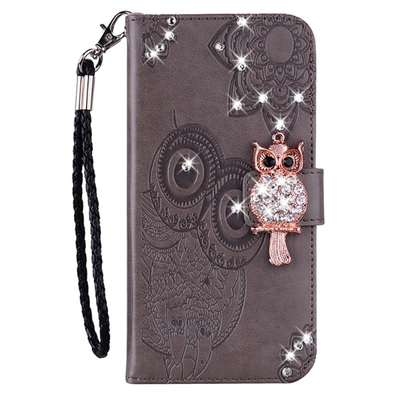 Samsung Galaxy S23 FE Fodral Mandala Uggla och Charm