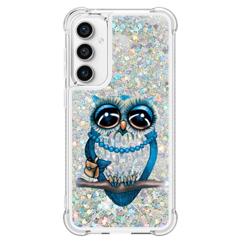 Samsung Galaxy S23 FE Glitterfodral Miss Owl