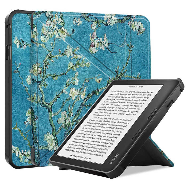 Smart fodral Kobo Sage Origami grenar