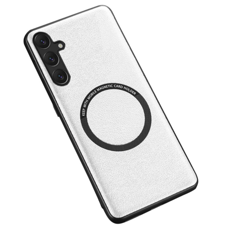 Samsung Galaxy S23 FE Fodral MagSafe Kompatibel Läder Stil