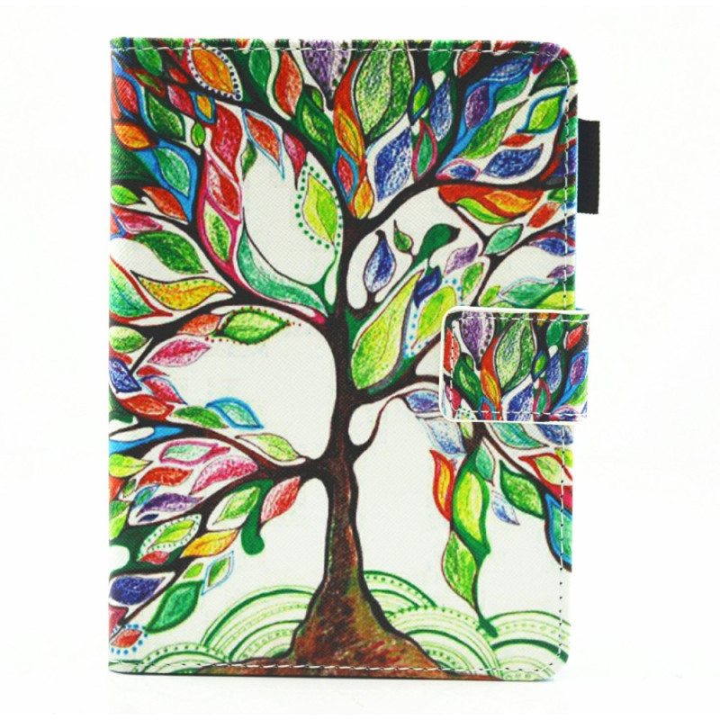 Fodral för Kindle Paperwhite 5 (2021) med akvarellfärgat träd