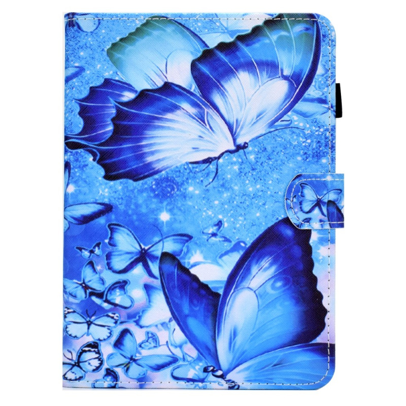 Fodral till Kindle Paperwhite 5 (2021) Blå fjärilar