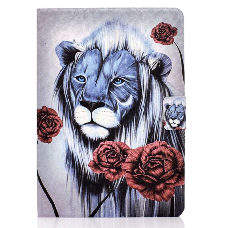Fodral till Kindle Paperwhite 5 (2021) Lejon och rosor