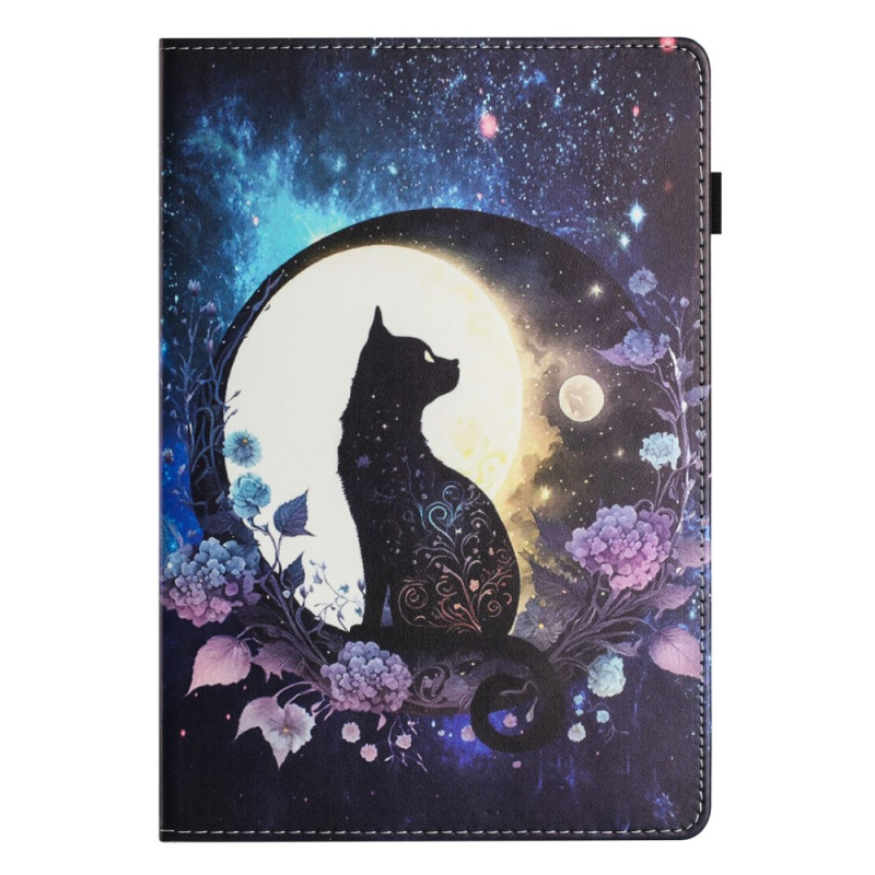 Fodral till Kindle Paperwhite 5 (2021) med katt i månsken