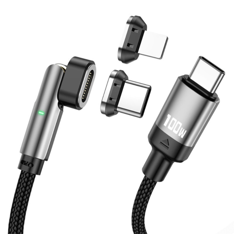 ENKAY Laddningskabel USB-C-kontakt till Lightning och USB-C dubbla  kontakter - Ma Coque