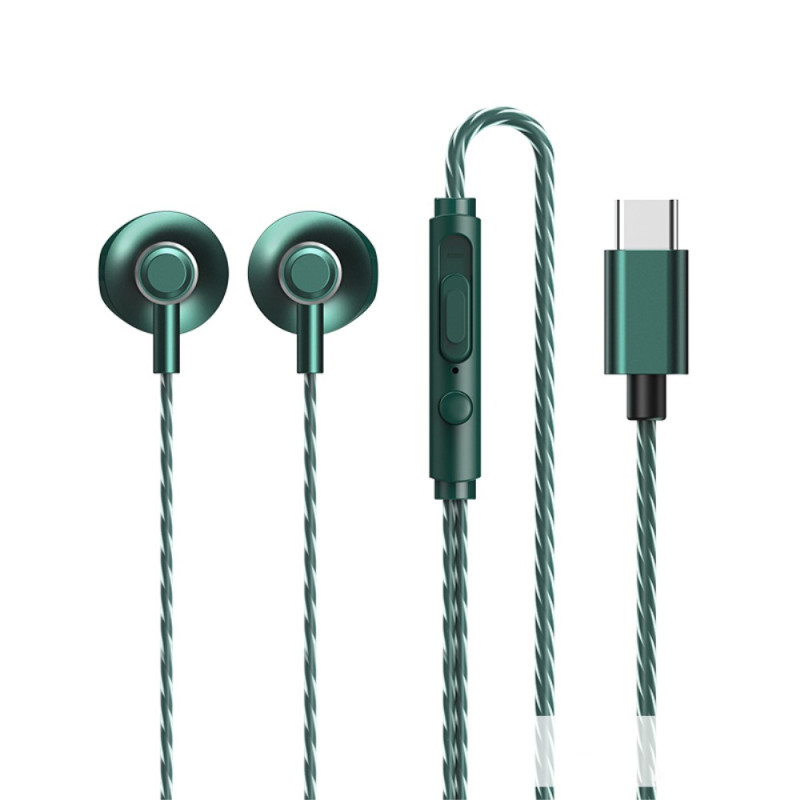Trådbundet headset med typ C-mikrofon