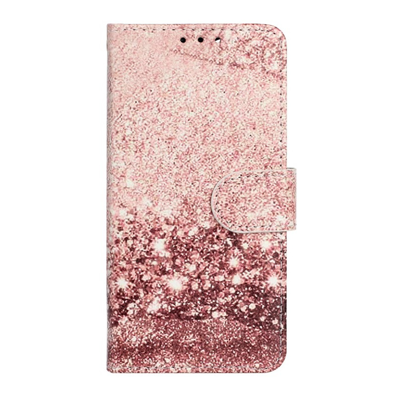 Moto G14 Marmor Guld-Rosa Fodral