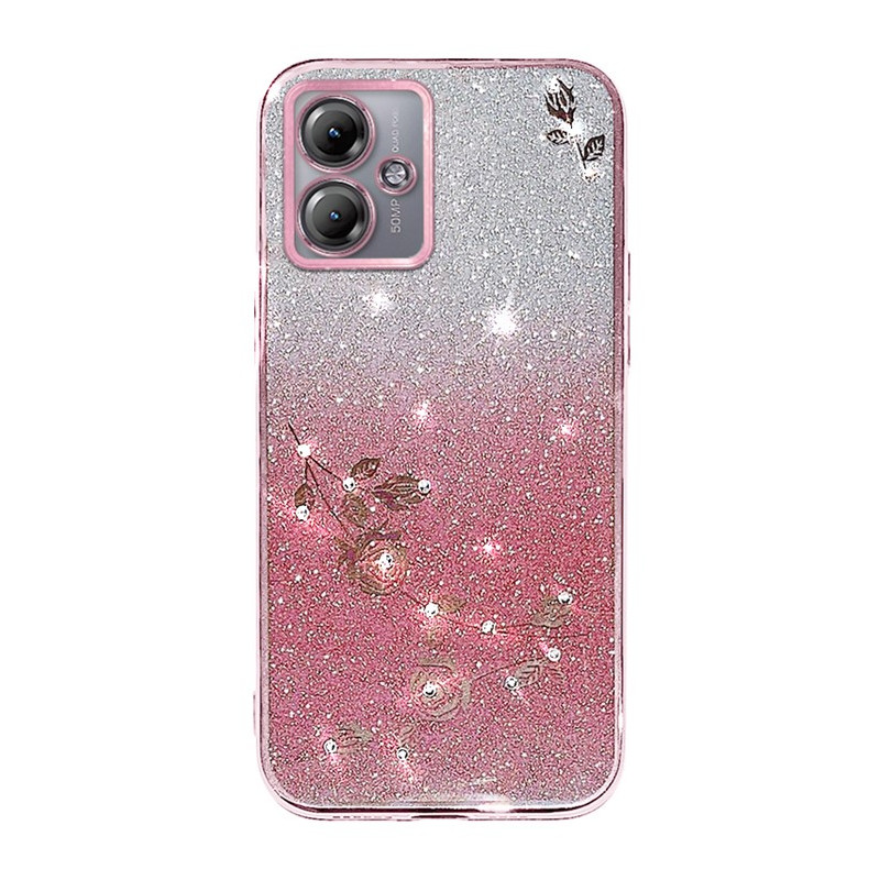 Moto G14 4G skal i strass och glitter