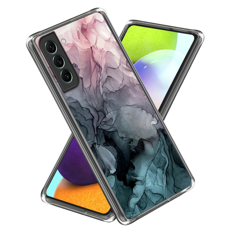 Samsung Galaxy S24 5G Fodral Marmor Abstrakt Moln