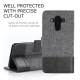 Huawei Mate 10 Pro SkalMuxma tyg- och lädereffekt