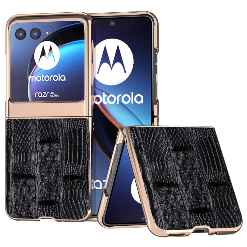 Omslag Motorola Razr 40 Ultra Textur av Mahjong och Nano