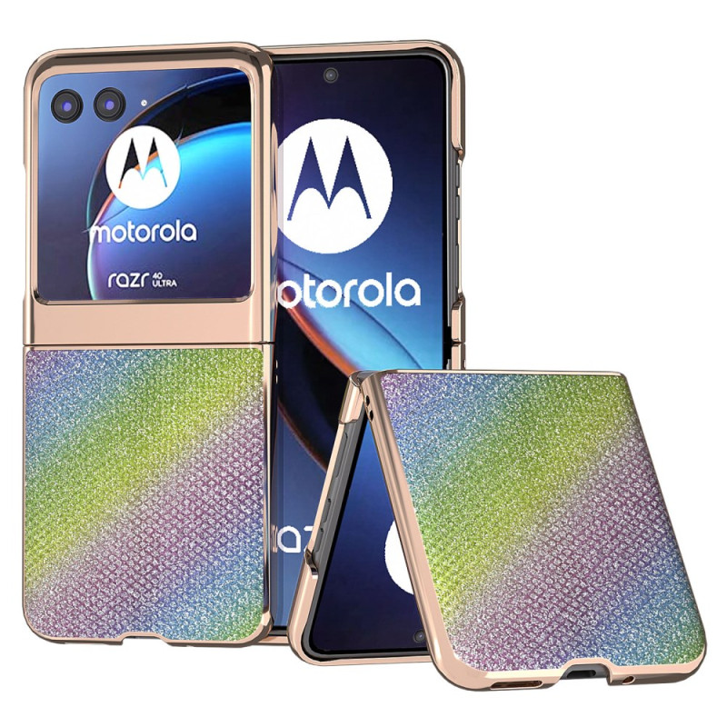 Fodral Motorola Razr 40 Ultra 5G Textur Strass