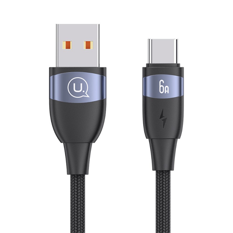 USAMS USB-A till typ-C 1,2 m laddningskabel