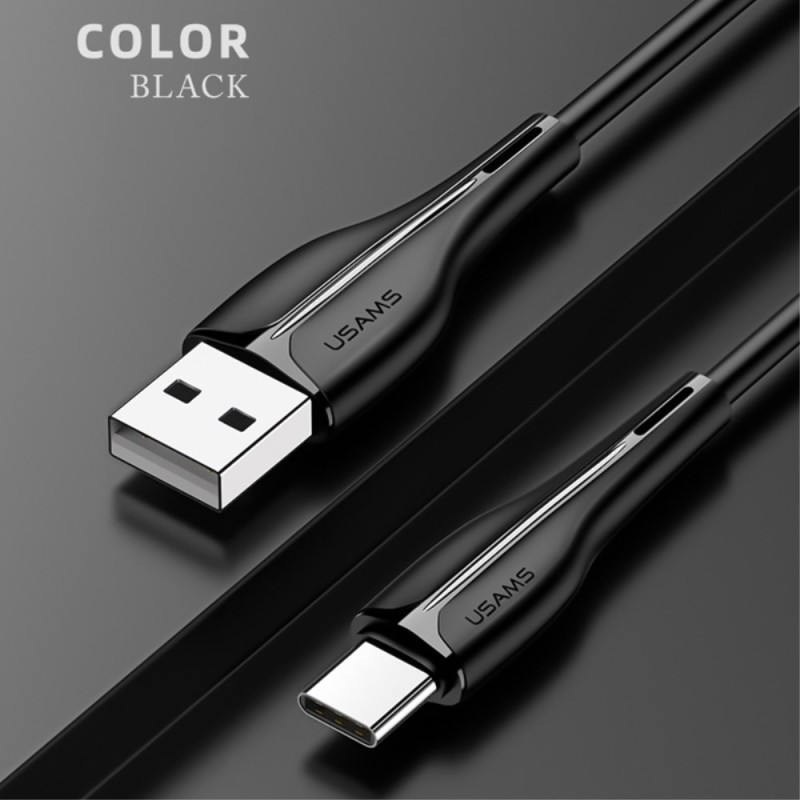 USAMS 1 m USB typ-C-kabel för laddning och datasynkronisering