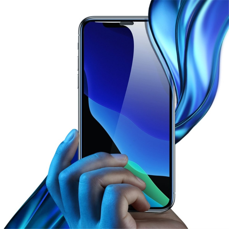 Integrerat härdat glasskydd för iPhone 11 / XR-skärm (2 st) BASEUS