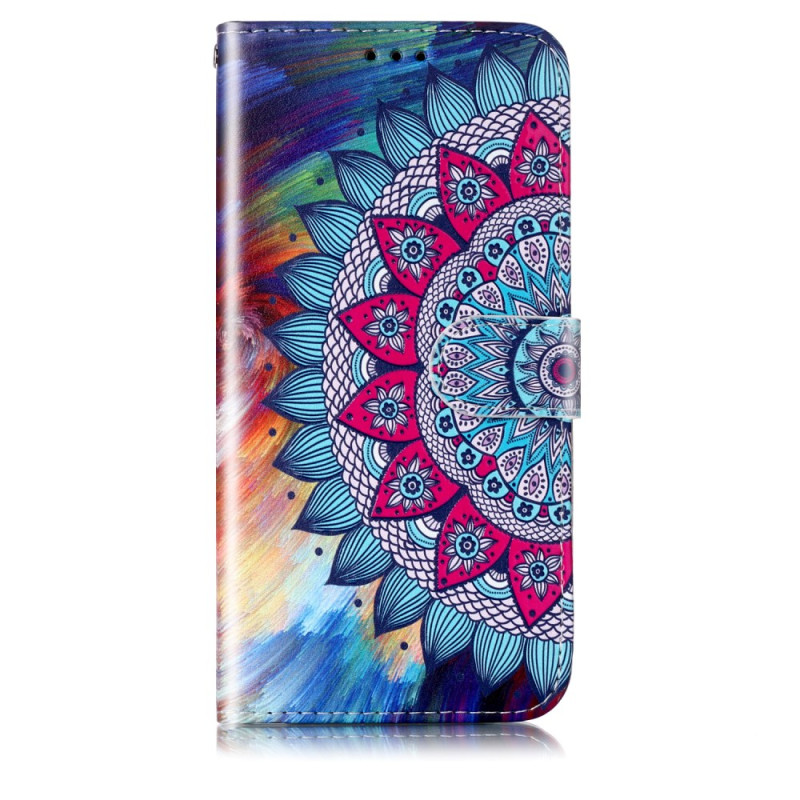 Samsung Galaxy S24 Plus 5G Fodral med rem och Mandala-blomma