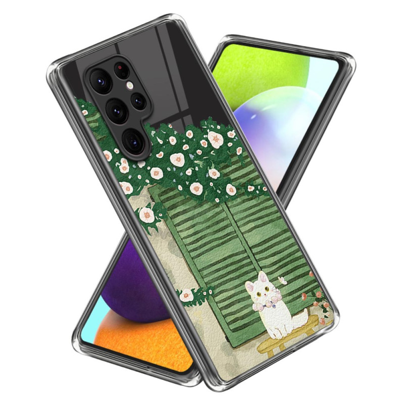 Samsung Galaxy S24 Ultra 5G Fodral Kattfärg