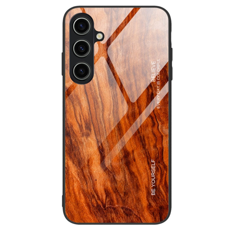 Samsung Galaxy A25 5G Fodral av trä och glas
