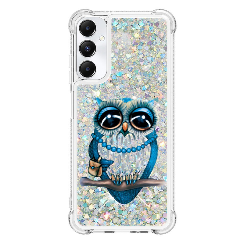 Samsung Galaxy A05s Glitter Owl Fodral