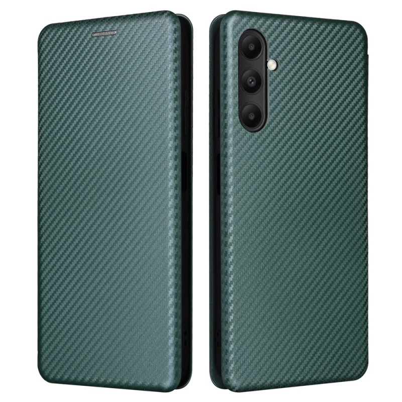 Flip Cover Samsung Galaxy A05s Fibre Carbone Porte-Carte