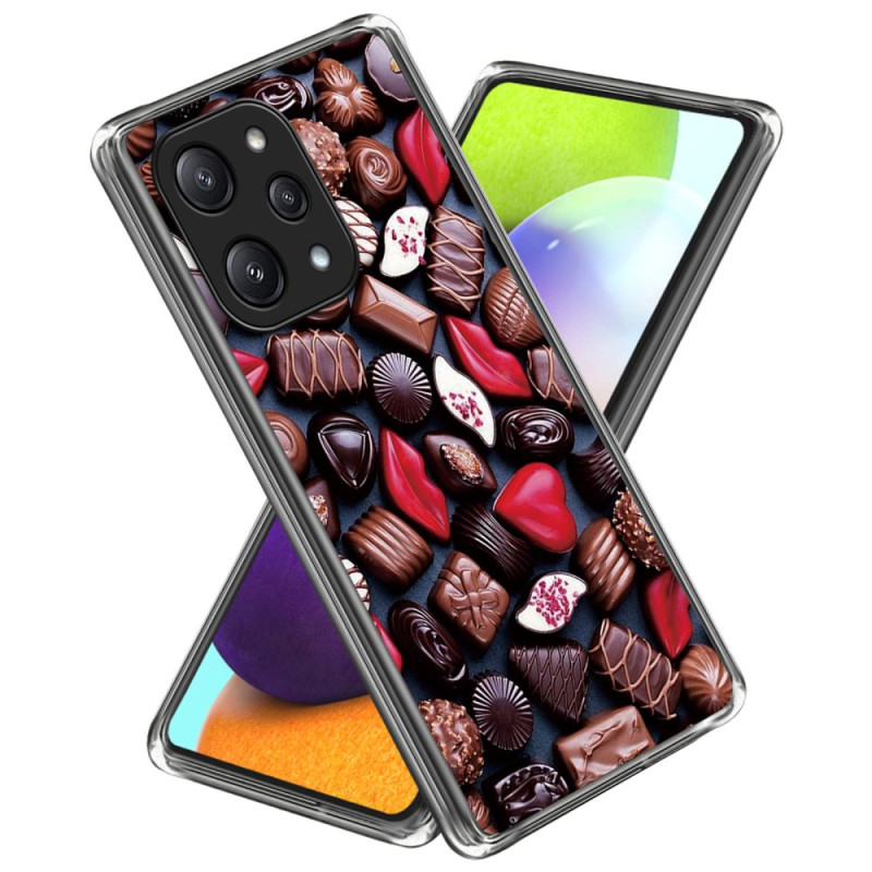 Xiaomi Redmi 12 5G / Poco M6 Pro 5G Fodral Kreativt choklad