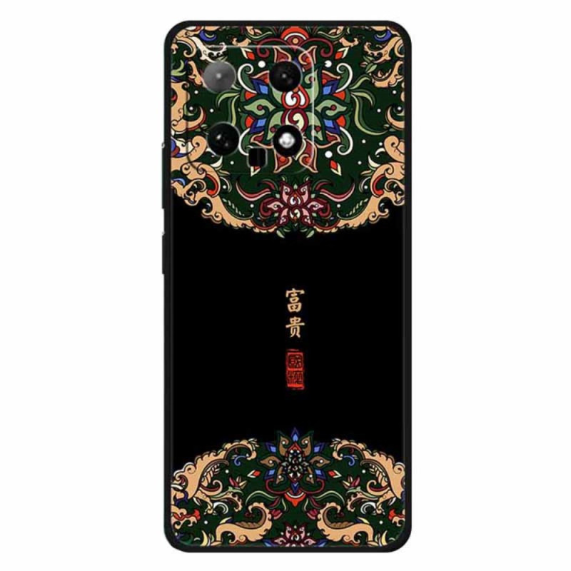 Xiaomi 14 Fodral med asiatiskt mönster