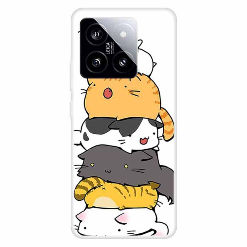Xiaomi 14 Skydd för staplade katter