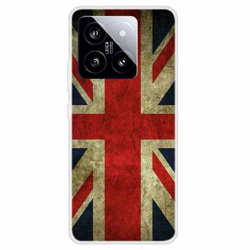 Xiaomi 14 Förenade kungarikets flagga fodral