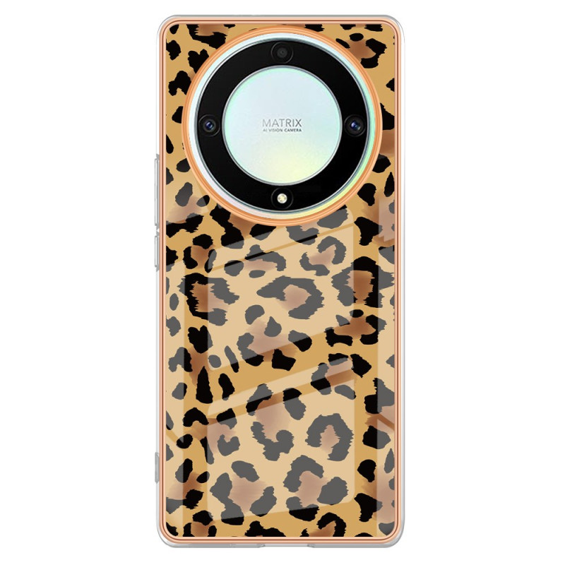 Honor Magic 5 Lite Fodral med leopardmönster